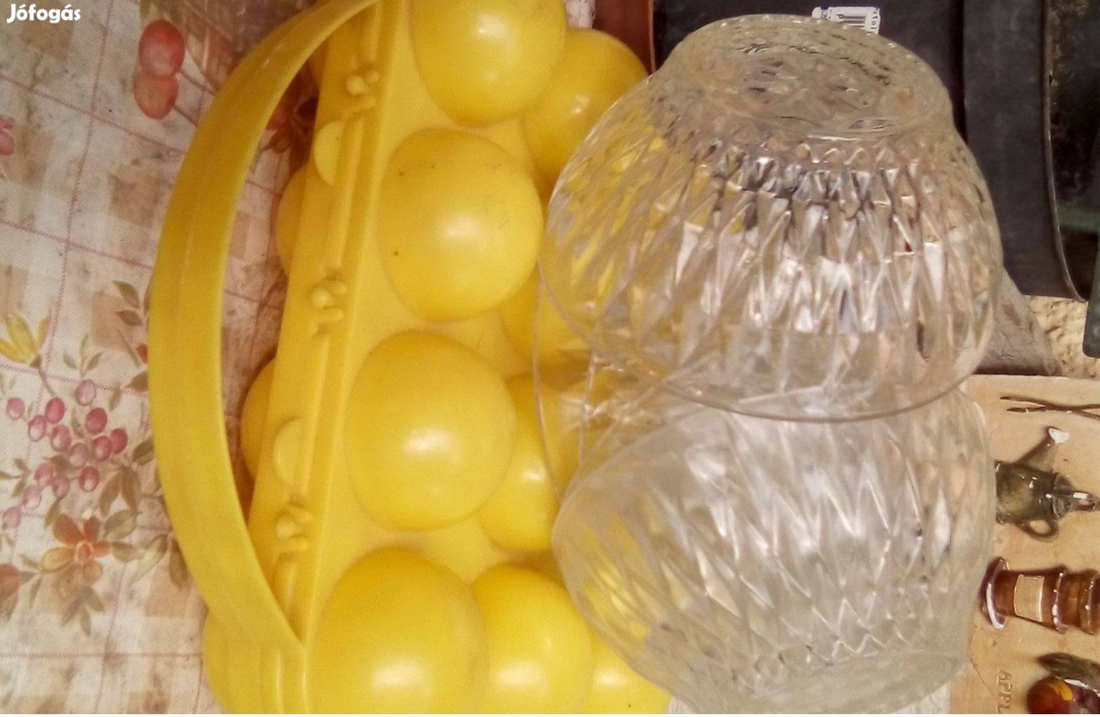 Kompótos üveg készlet, hibátlan állapot, kihasználatlan