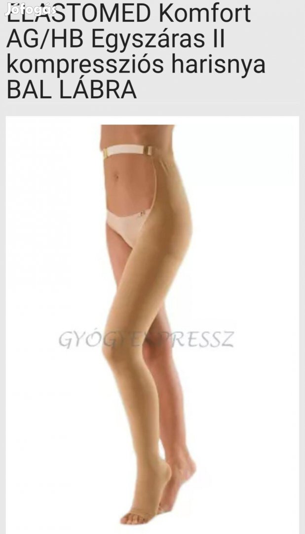 Kompressziós harisnya Lbal láb teljes