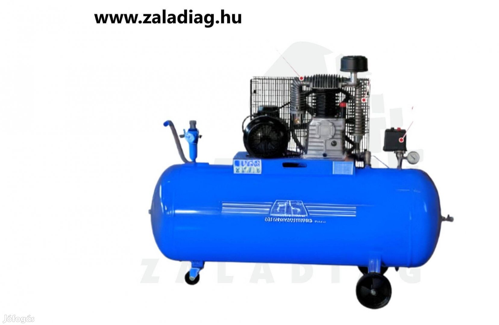 Kompresszor 270 l, 4 kW, 11 bar