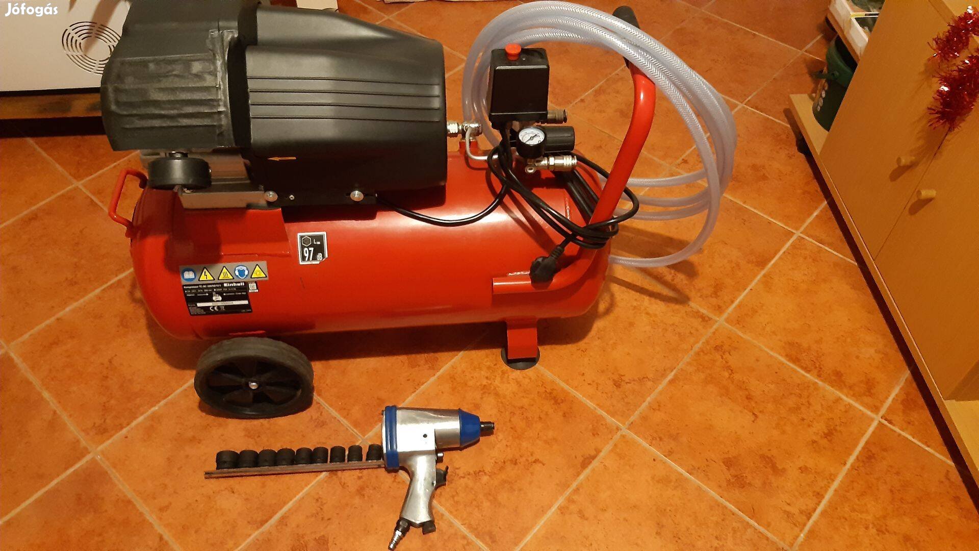 Kompresszor 50 L szerszámmal! 10 BAR-OS Irány Ár Eladó!