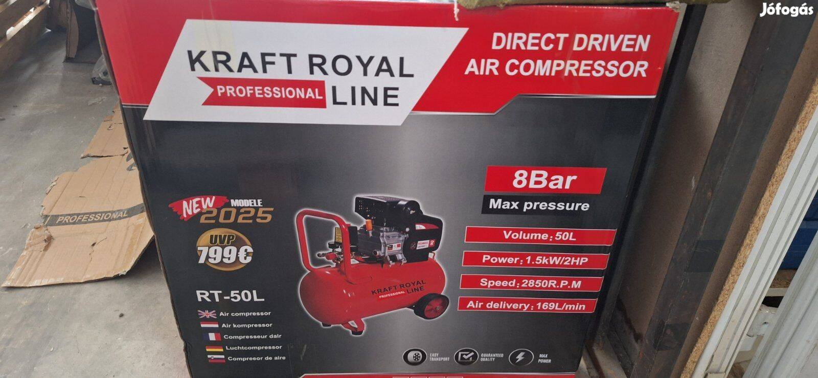 Kompresszor 50 literes Olajos