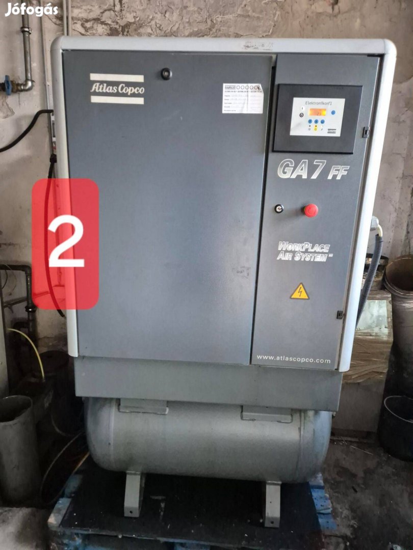 Kompresszor Atlas Copco GA 7 FF