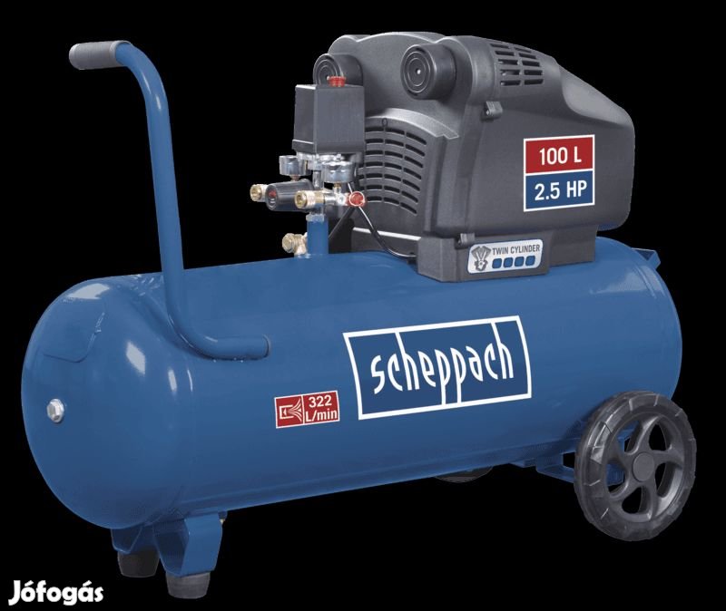 Kompresszor HC105DC scheppach - 230V 50Hz - 100L