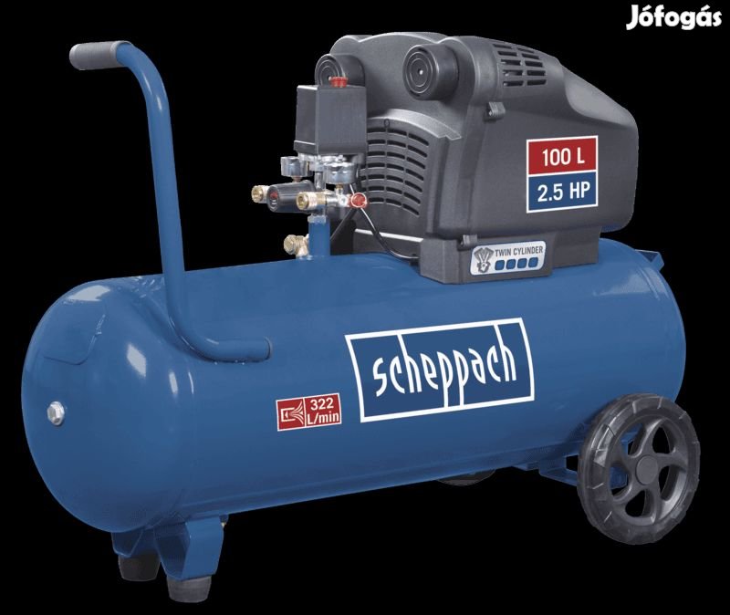 Kompresszor HC105DC scheppach - 230V 50Hz - 100L