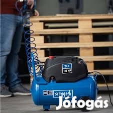 Kompresszor HC24x Scheppach - 8bar | 24L | olajmentes | 180L/perc