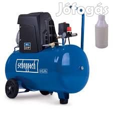 Kompresszor HC63 Scheppach - 10bar | 1500W | 50 literes vízforraló |