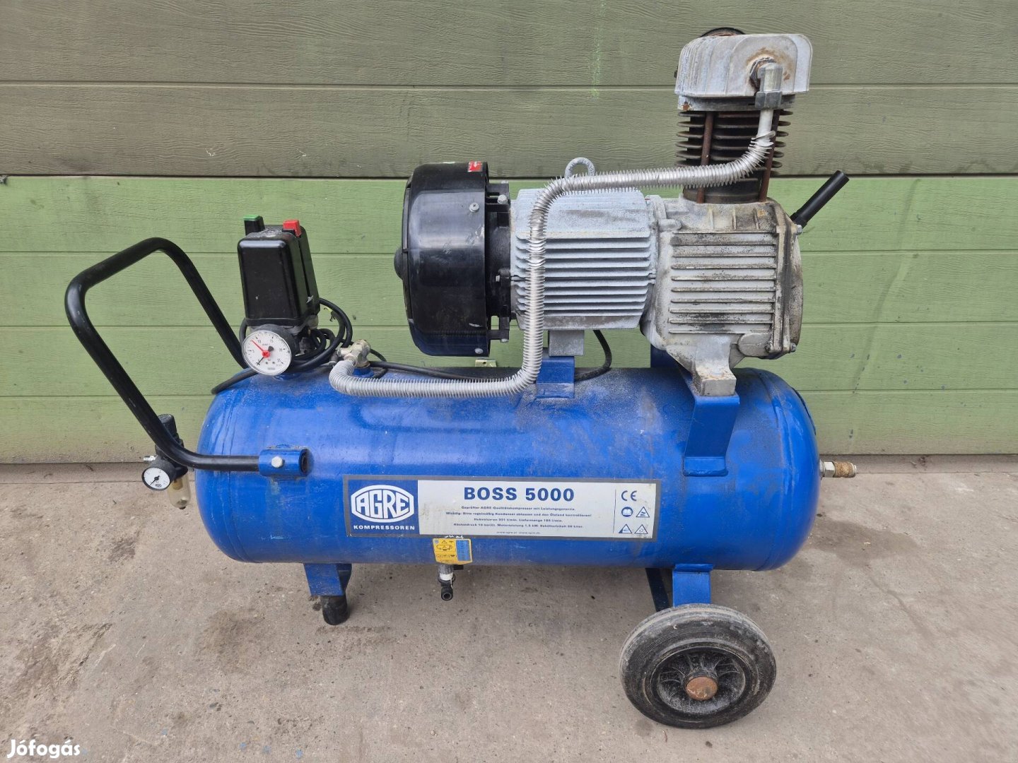 Kompresszor, Agre típusú, 380 V., 1.5 Kw.