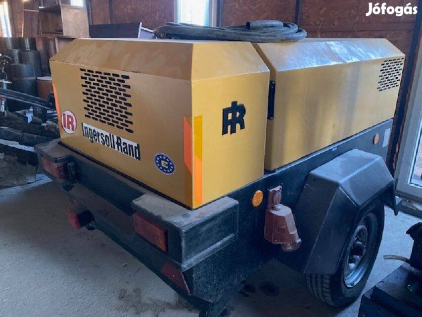 Kompresszor, +aggregátorral (220 volt), ingersoll rand, diesel