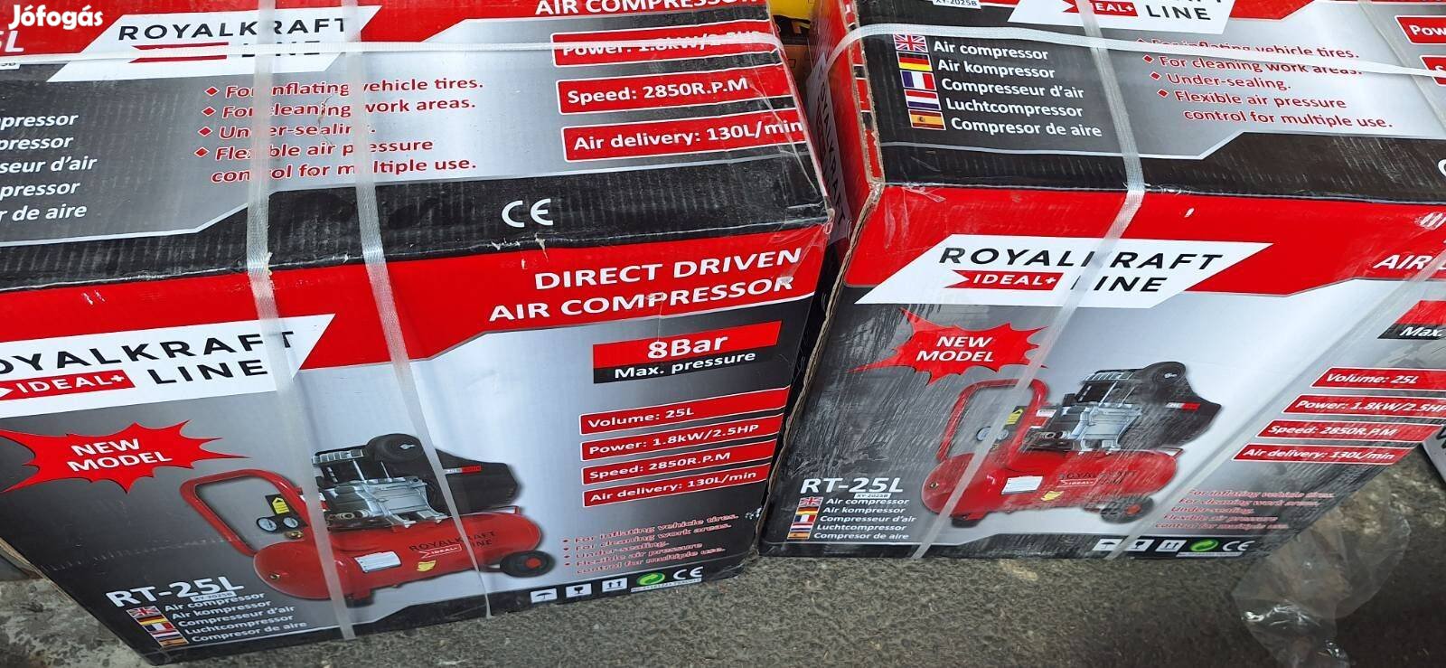 Kompresszor légkompresszor 24L 8 bar
