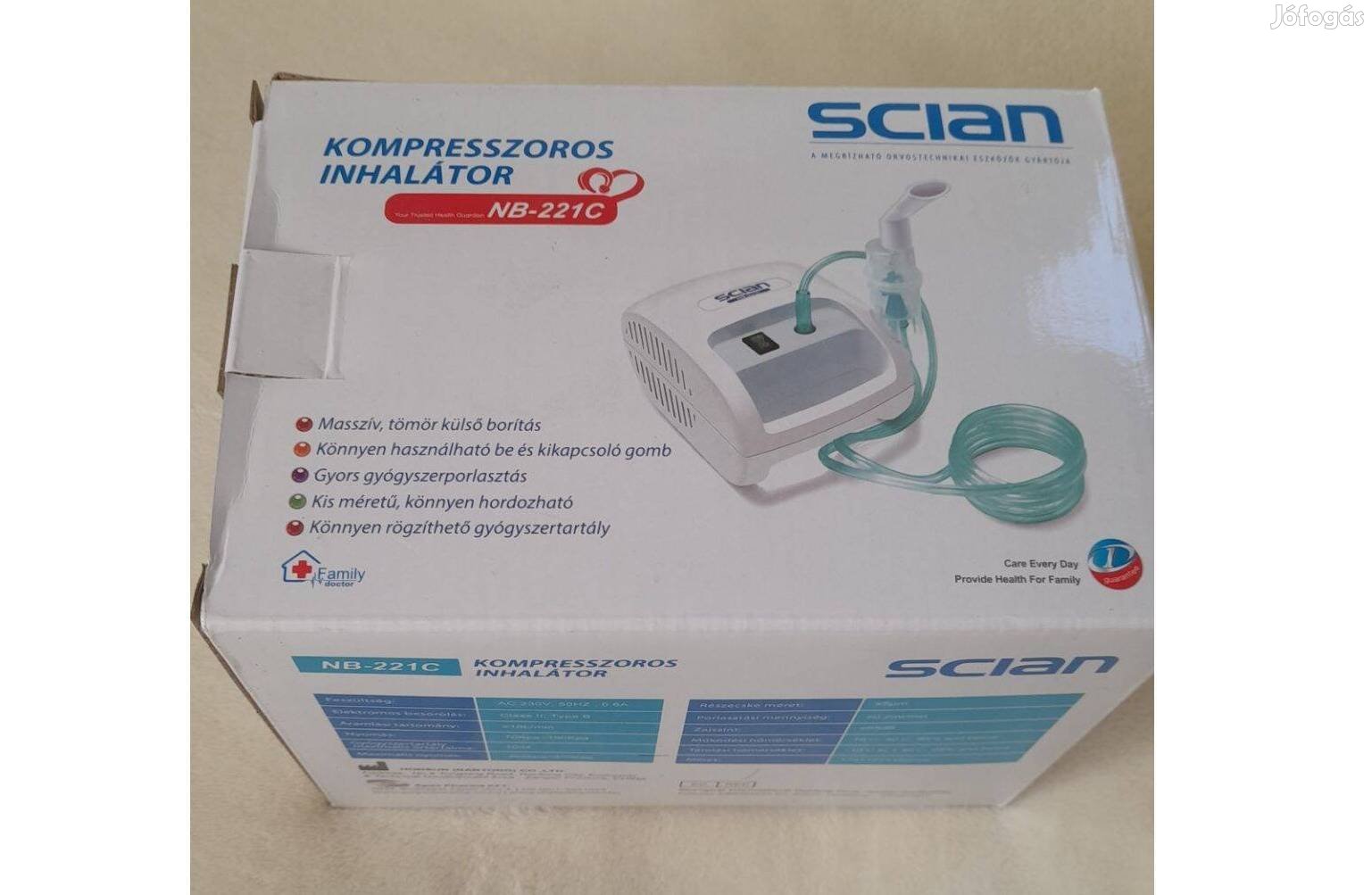 Kompresszoros inhalátor Scian NB-221C