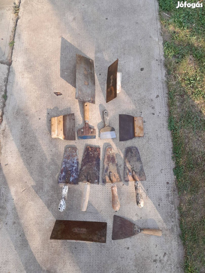 Kőműves kanál simító spakli