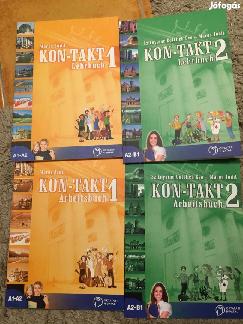 Kon-takt 1. és 2. (tankönyv és munkafüzet)