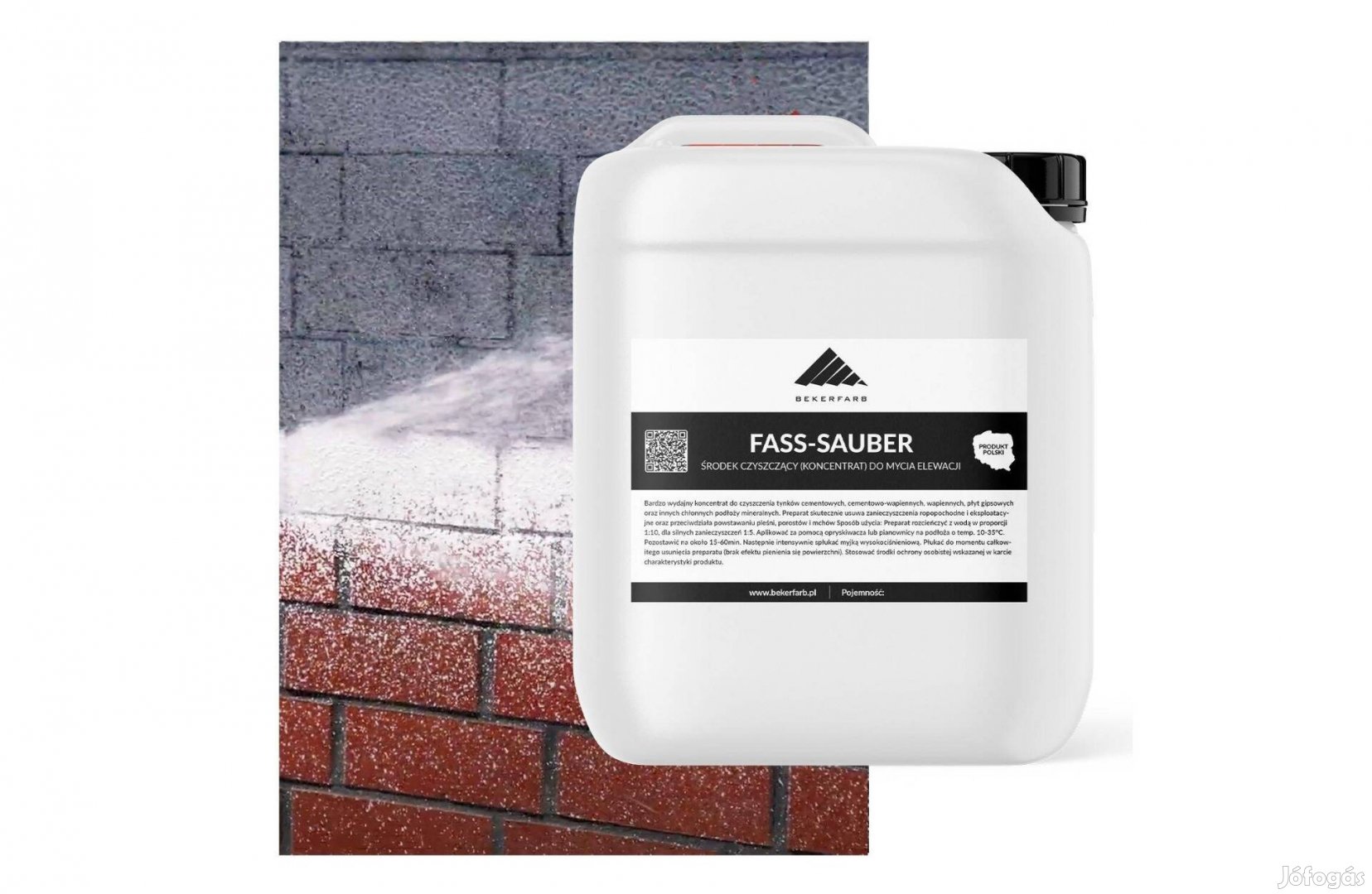 Koncentrált folyadék homlokzatok tisztításához és mosásához 1L