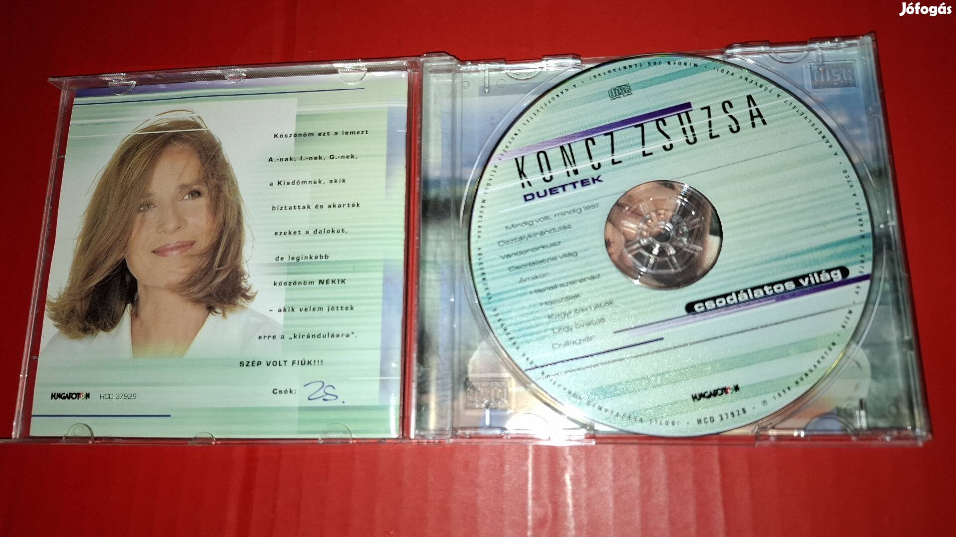 Koncz Zsuzsa Csodálatos világ Duettek Cd 1998