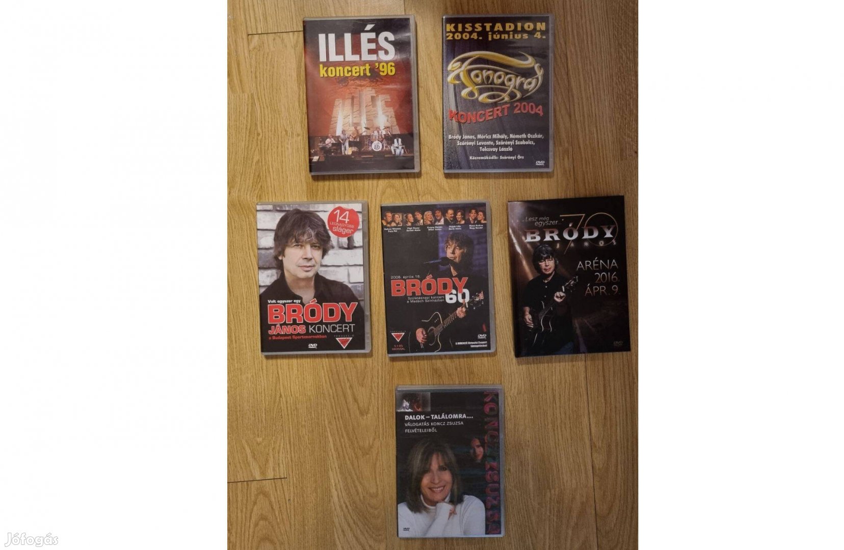 Koncz Zsuzsa, Bródy János, Illés, Fonográf DVD-k