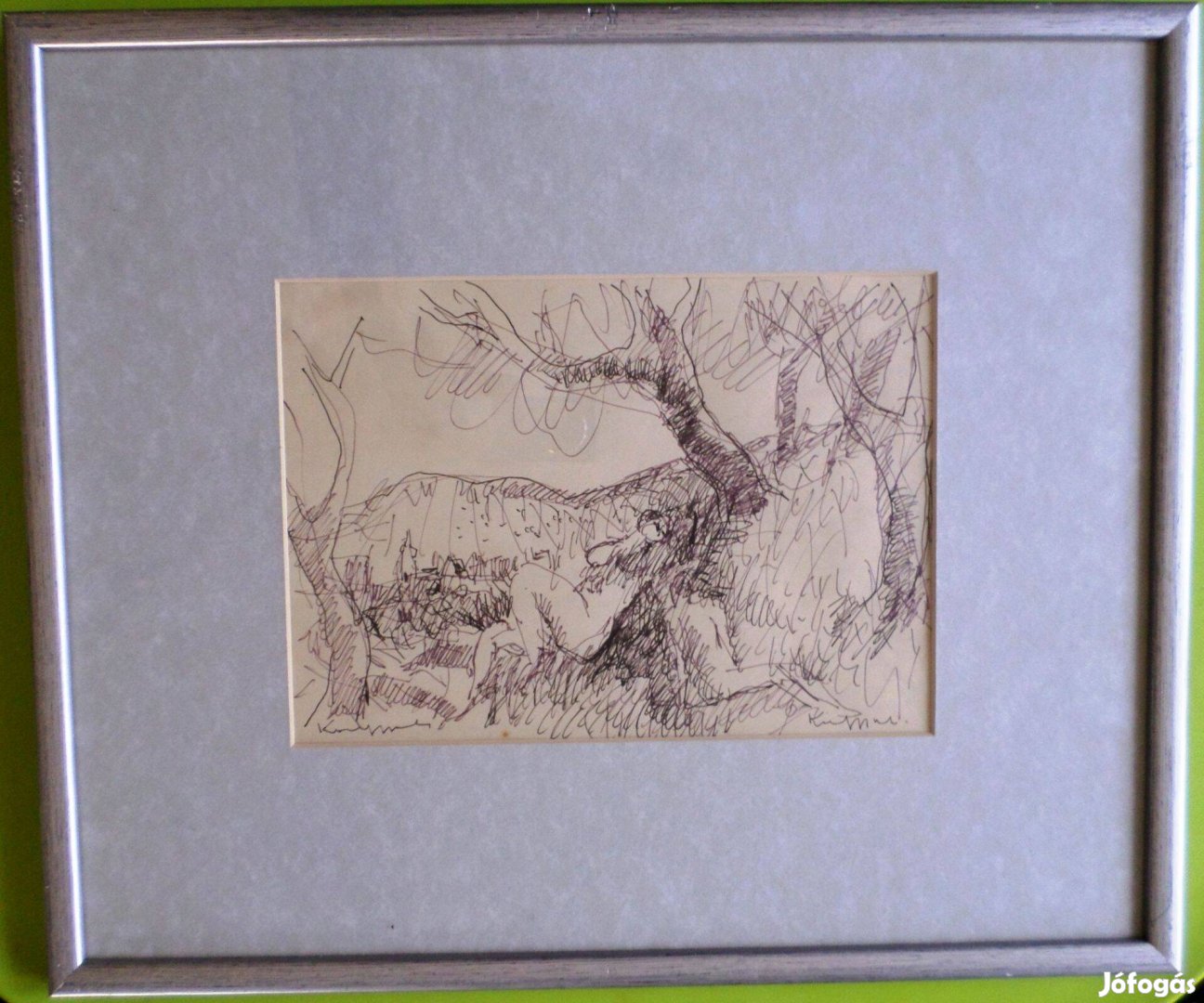 Konfár Gyula Aktok tájban Eredeti