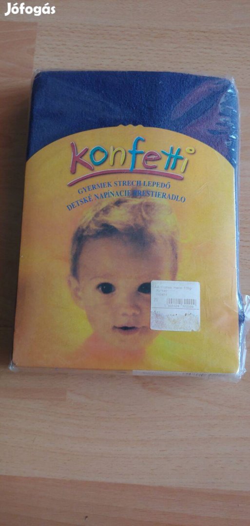 Konfetti frottír gumis gyereklepedő