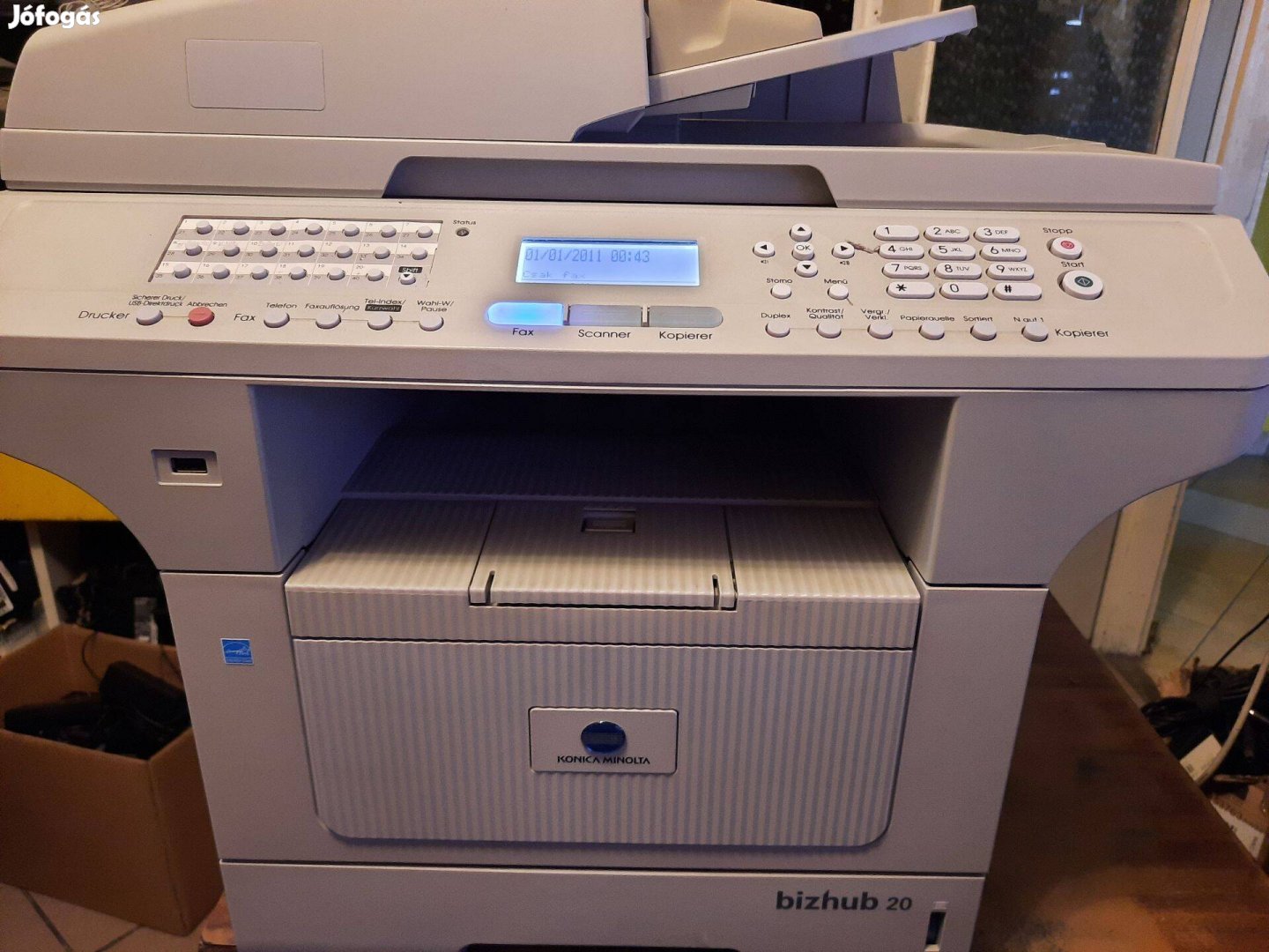 Konica Minolta Bizhub 20 Dadf, hálózatos lézer nyomtató - másoló - sz