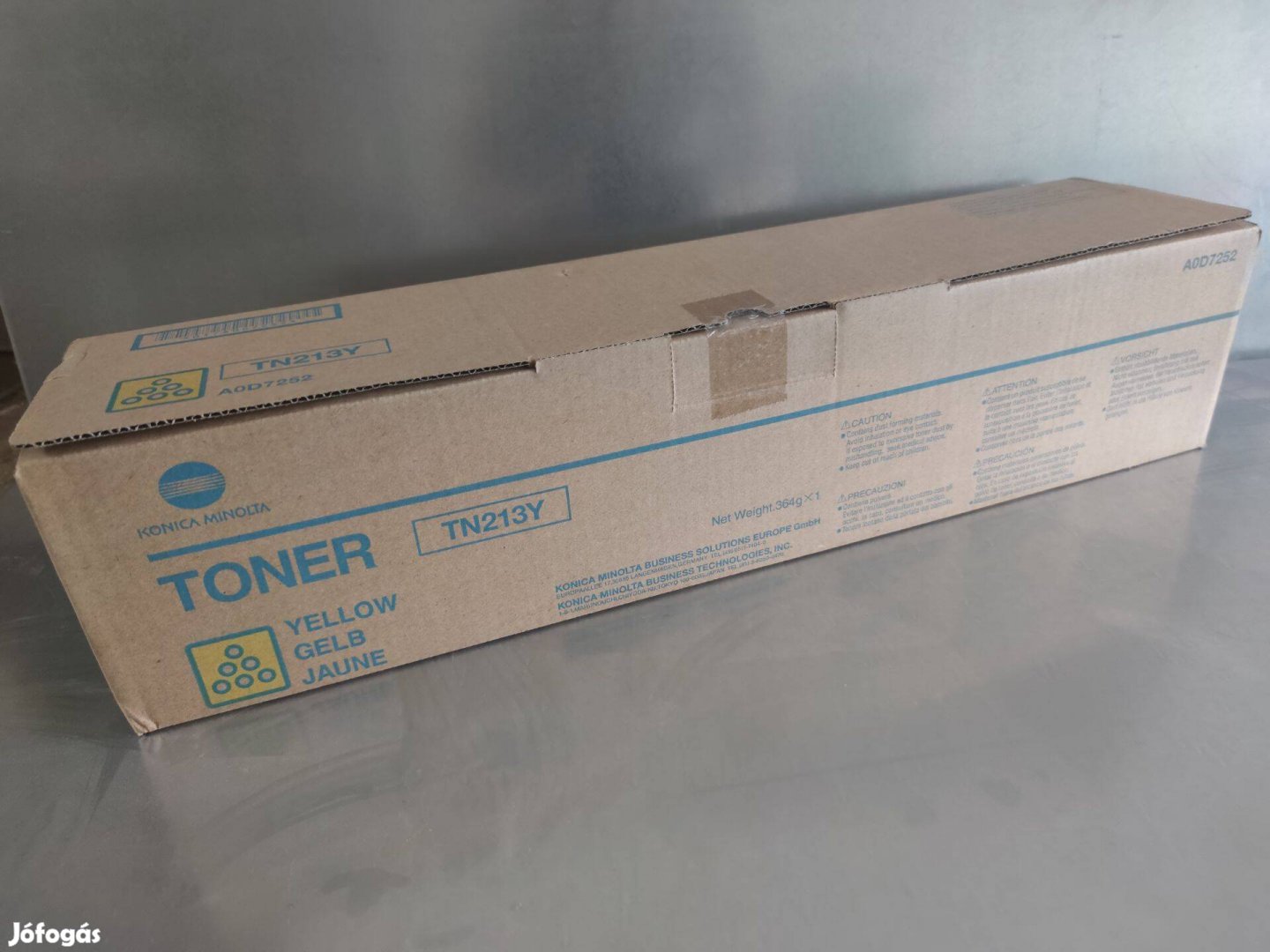 Konica Minolta TN213Y eredeti toner (Bizhub C203, C253)