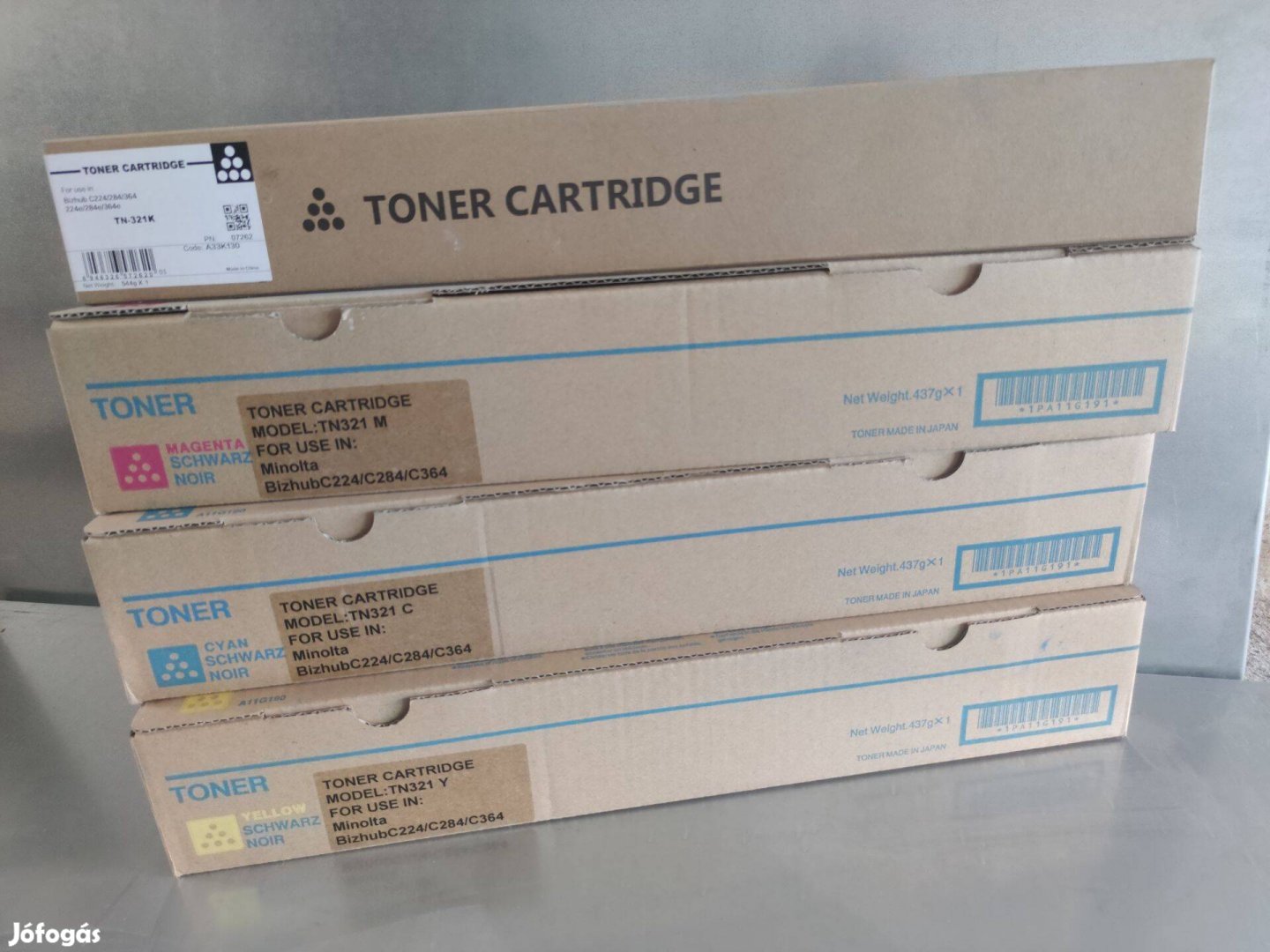 Konica Minolta TN321 eredeti toner (Bizhub C224, C284, C364)