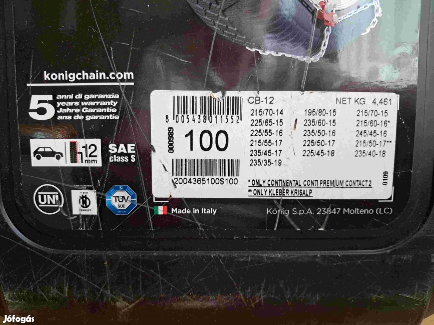 König CB-12 hólánc