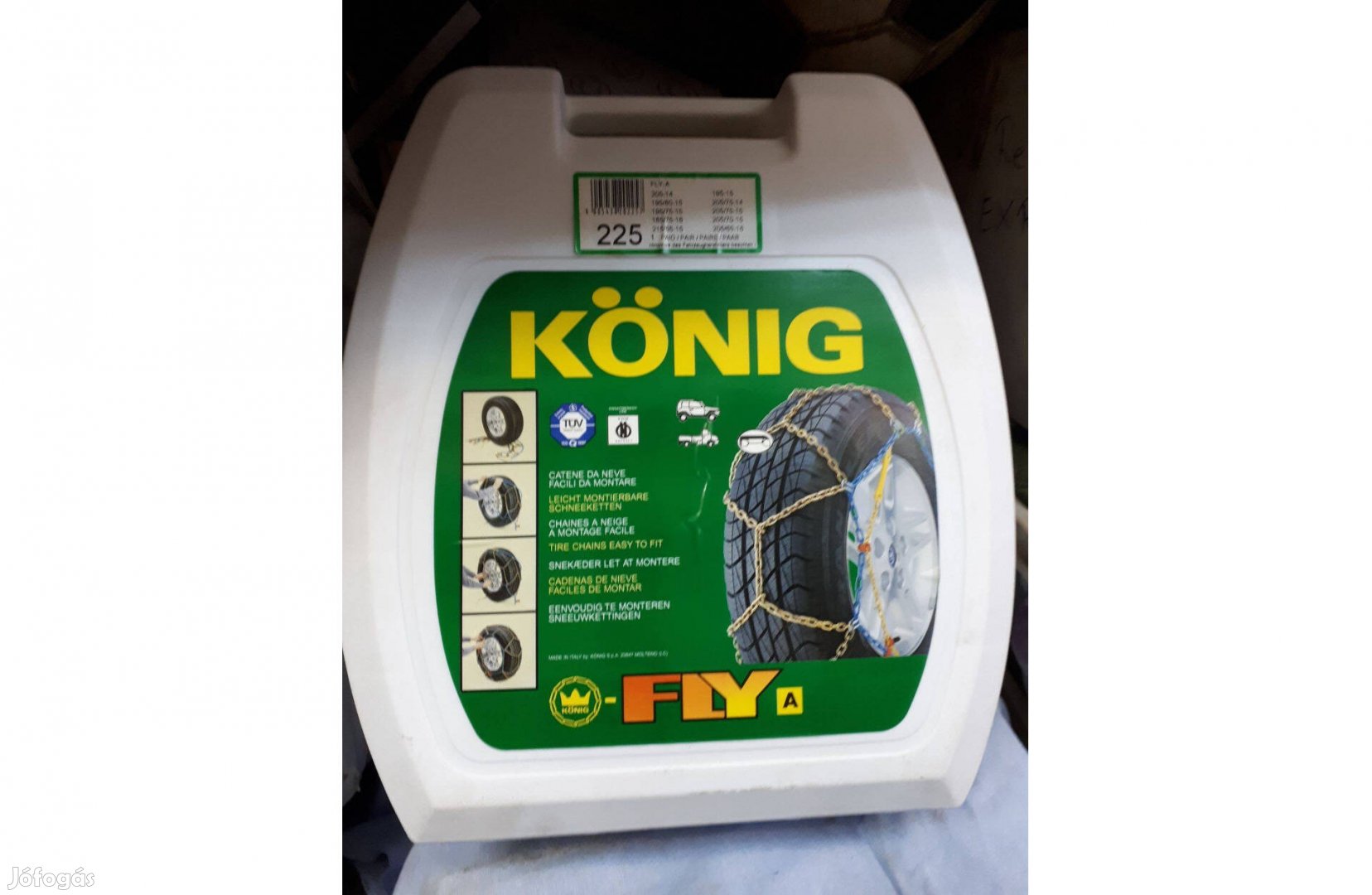 König Fly 225 új hólánc eladó !