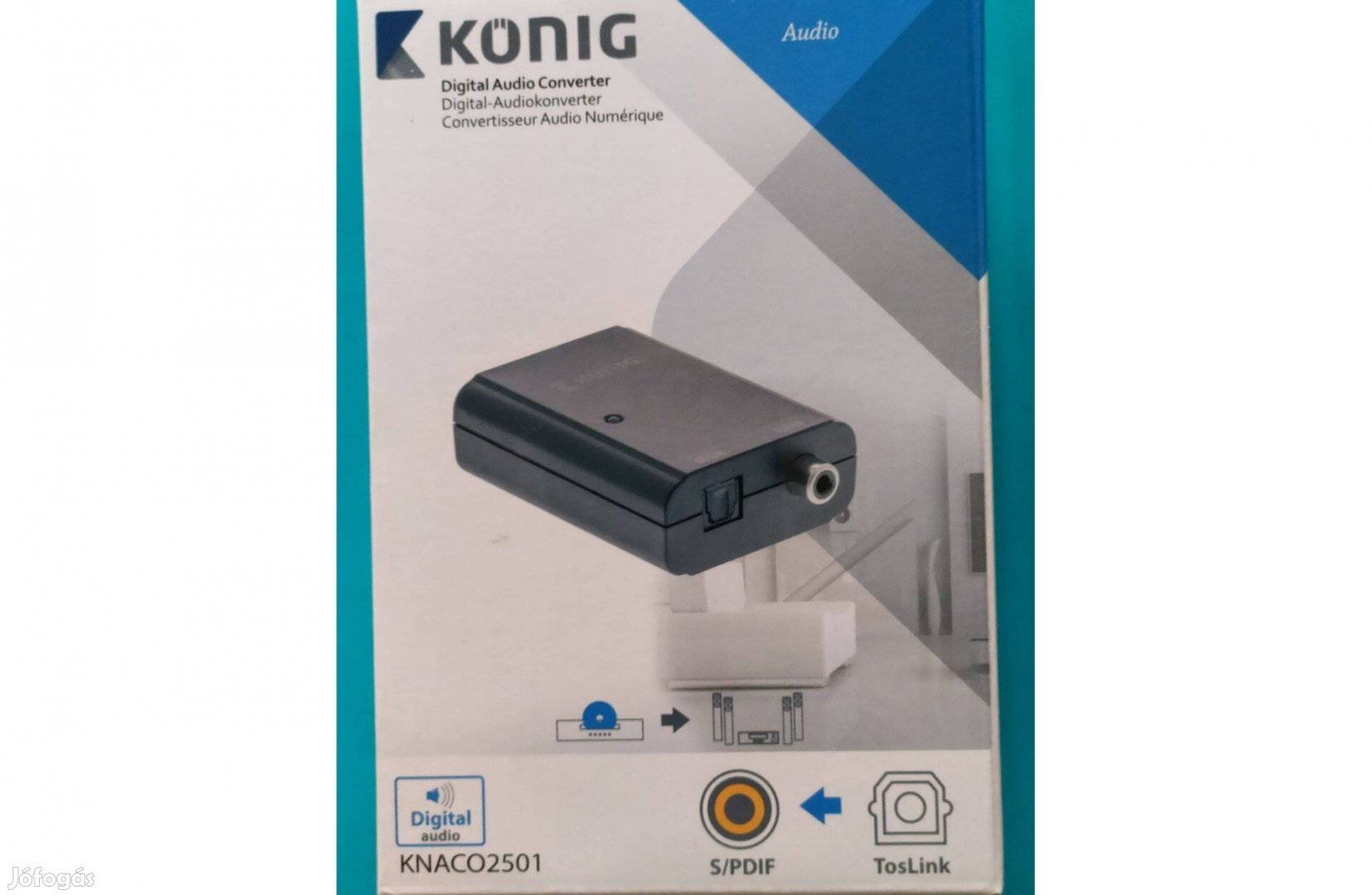 König Knaco2501 digitális audio konverter eladó