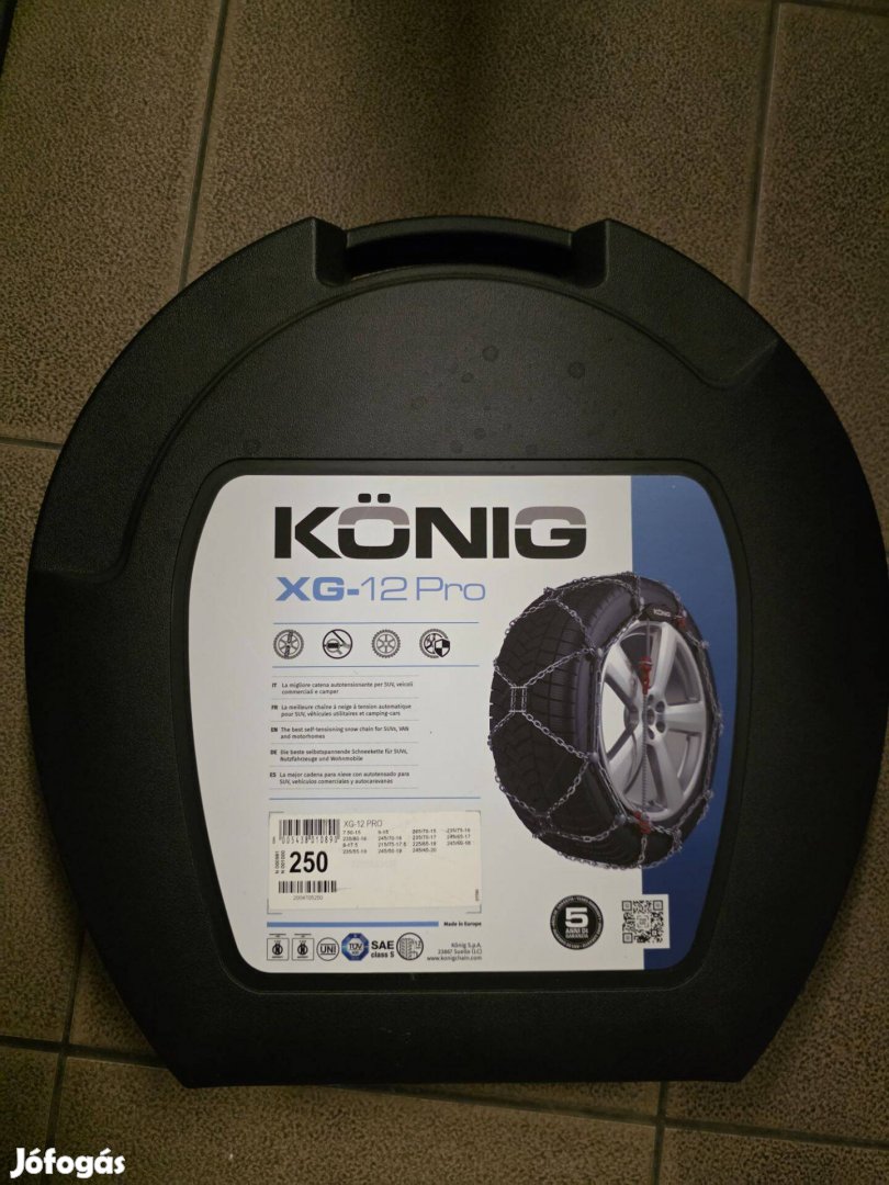 König XG-12 Pro, Új, Nem Használt Profi Hólánc