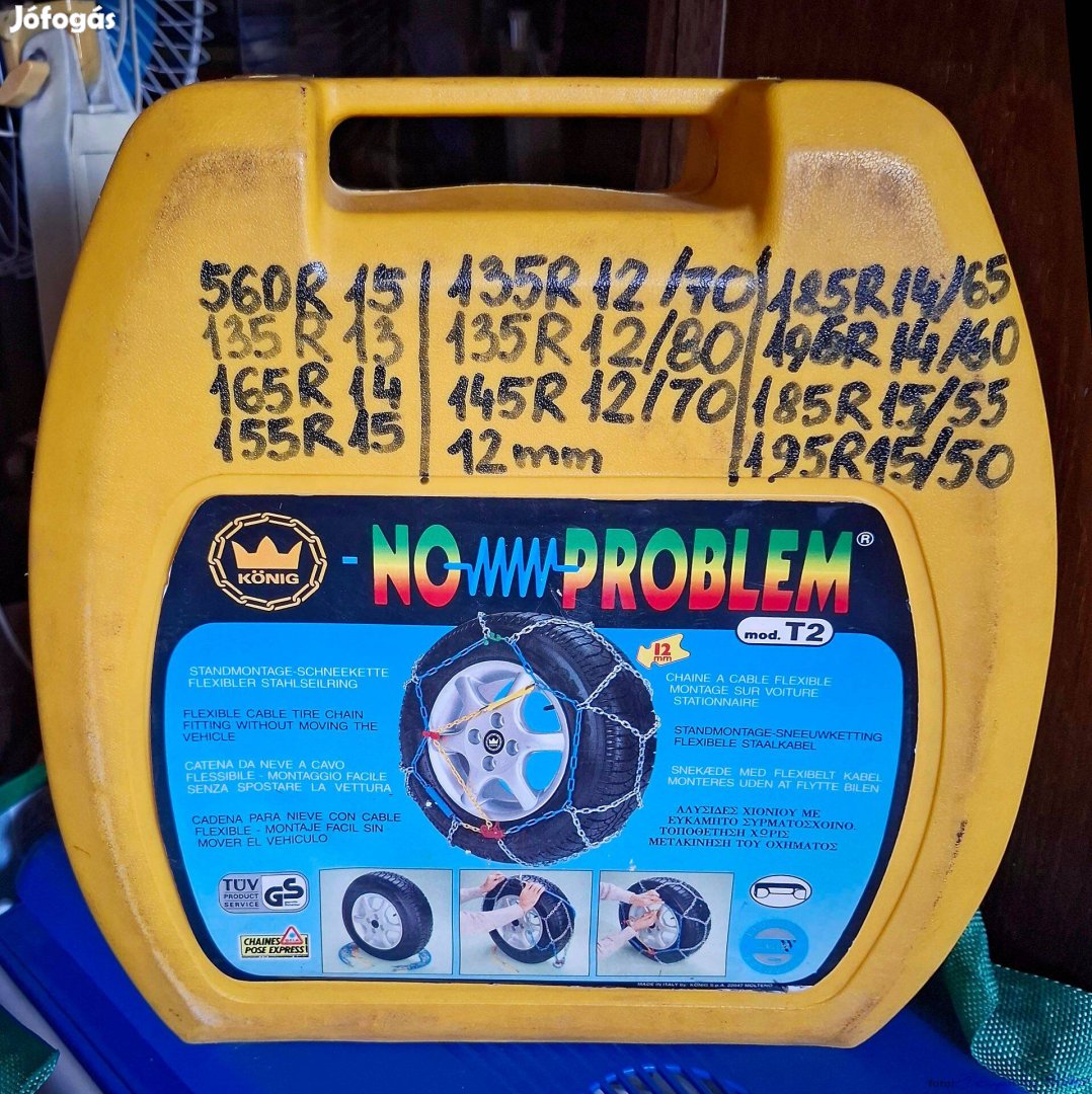 König hólánc mod. T2, eladó