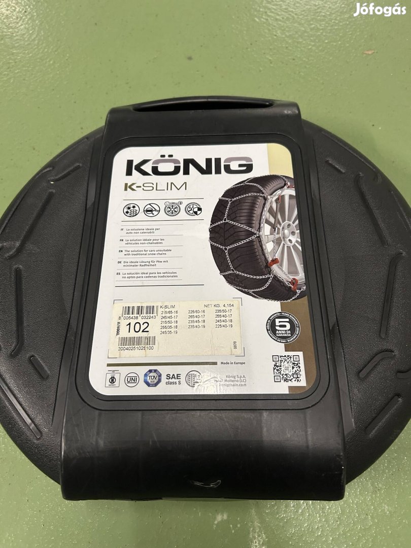 König k-slim hólánc nagy kerékre 