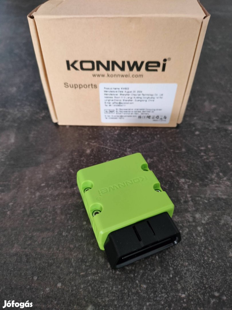Konnwei KW902 OBD2 Bluetoothos autódiagnosztika új 