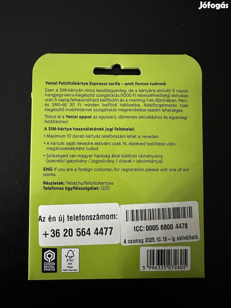 Könnyen megjegyezhető vip telefonszám : +3620 56 444 77