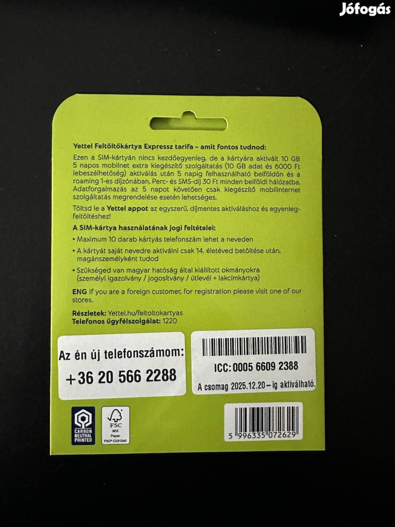 Könnyen megjegyezhető vip telefonszám : +3620 5 66 22 88