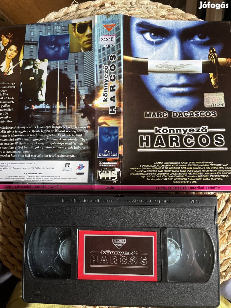 Könnyező harcos vhs