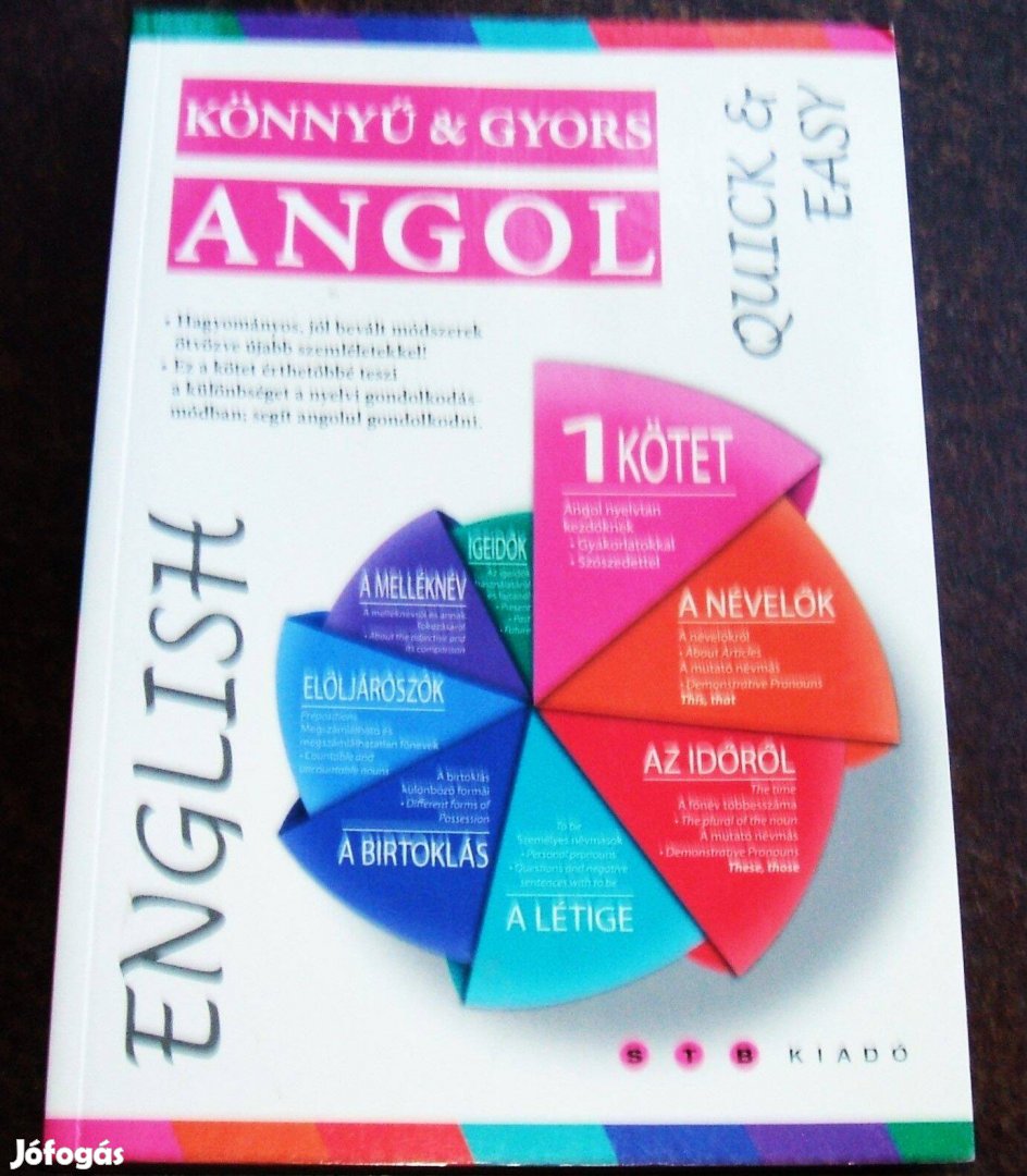 Könnyű & gyors angol c. könyv