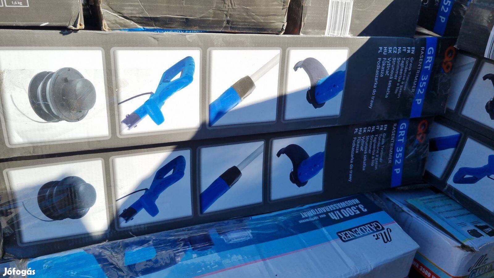 Könnyű súlyú elektromos fűszegélynyíró, kihúzható fogantyús fűkasza