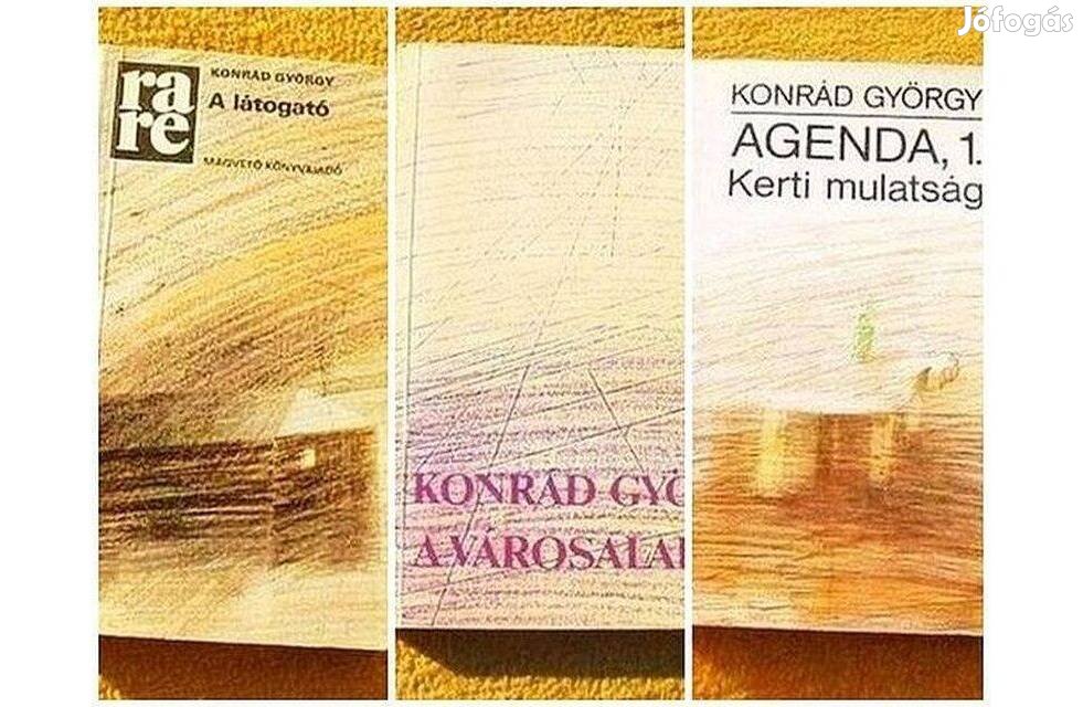 Konrád György: A látogató - A városalapító - Kerti mulatság