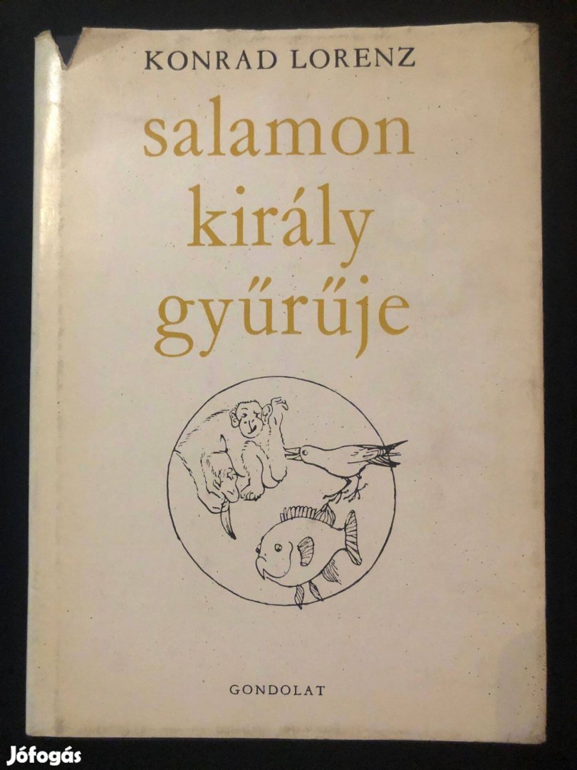 Konrad Lorenz Salamon király gyűrűje (Gondolat kiadó, 1983)