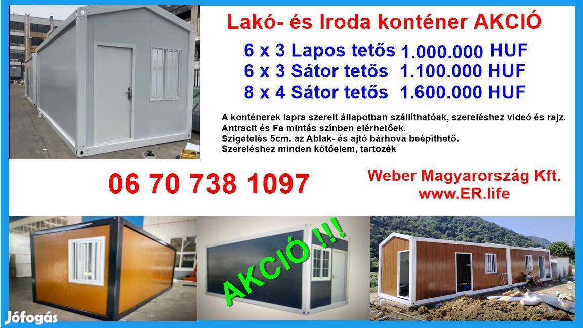 Konténer iroda tarolo lakó konténer