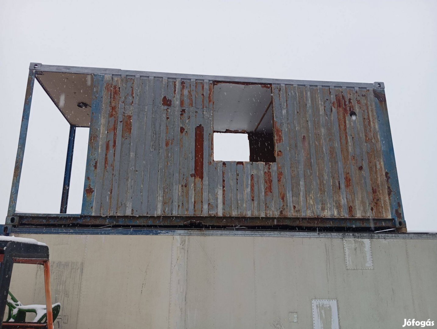 Konténer irodakonténer váz