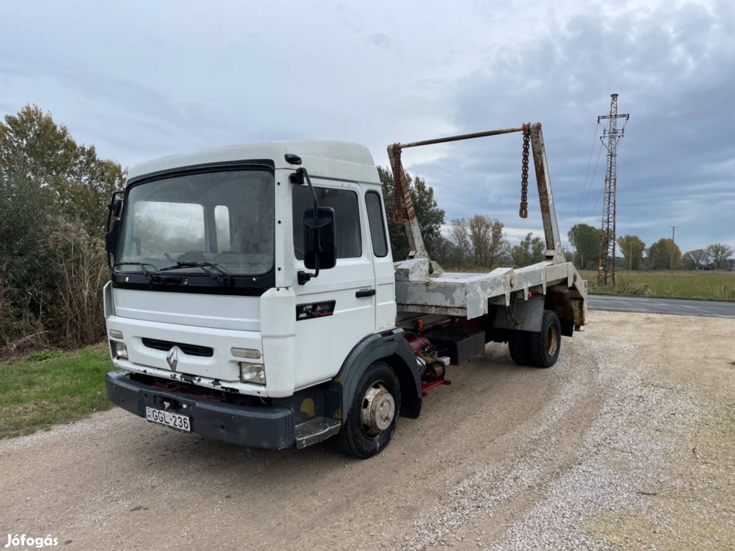 Konténer szállító Renault S150 eladó