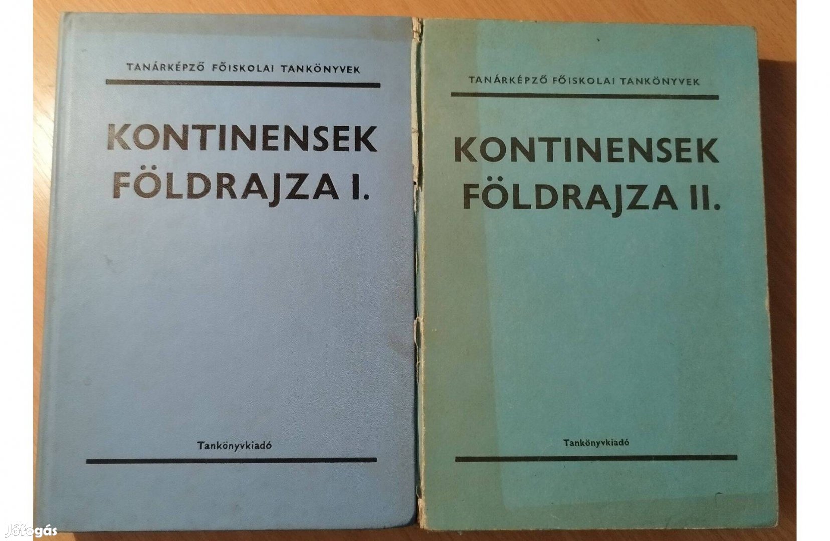 Kontinensek földrajza I-II. (1979; 1989) Jó állapotú tankönyvek