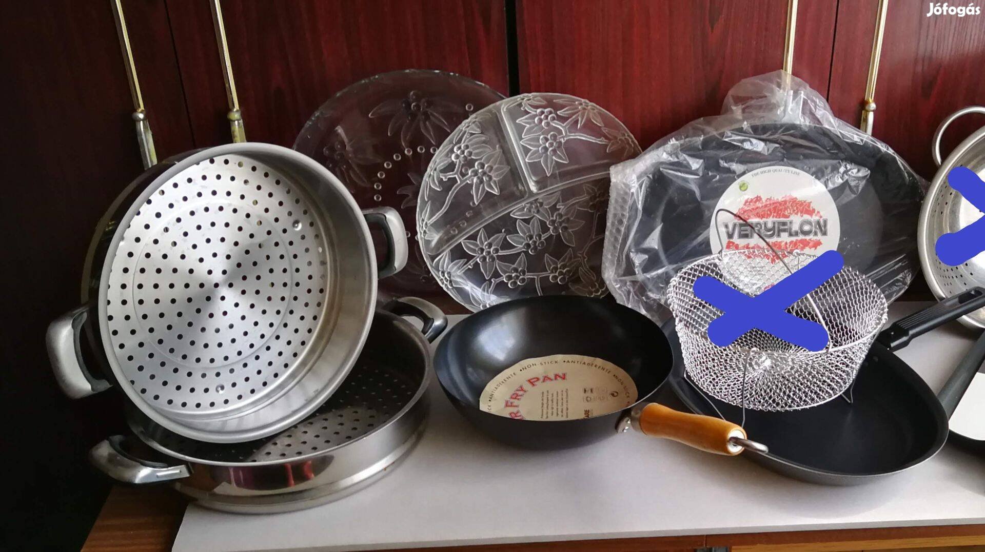 Konyhai edények, sütők, szűrők,sütőforma, Új! és Használt is