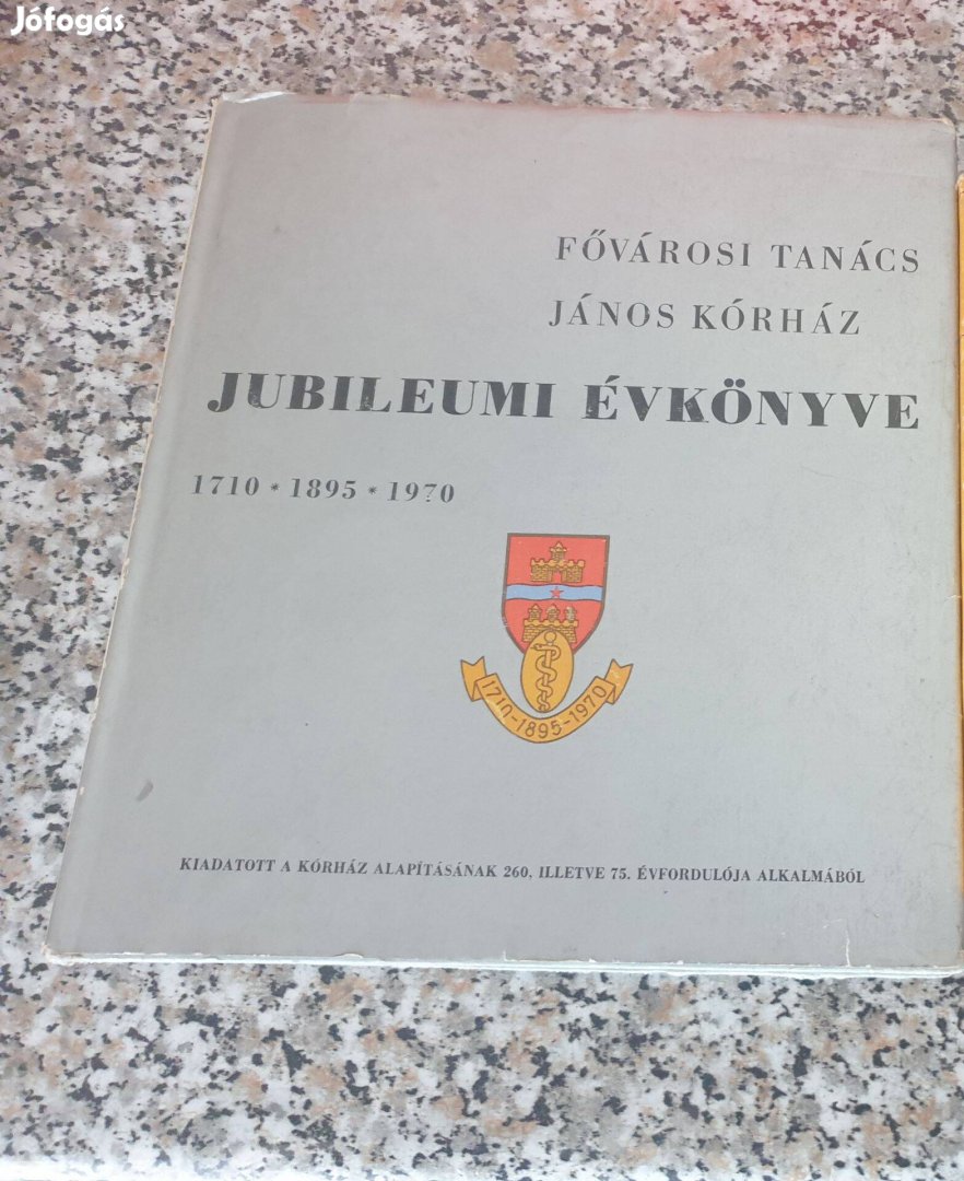 Könyv János Kórház jubileumi évkönyv 1970