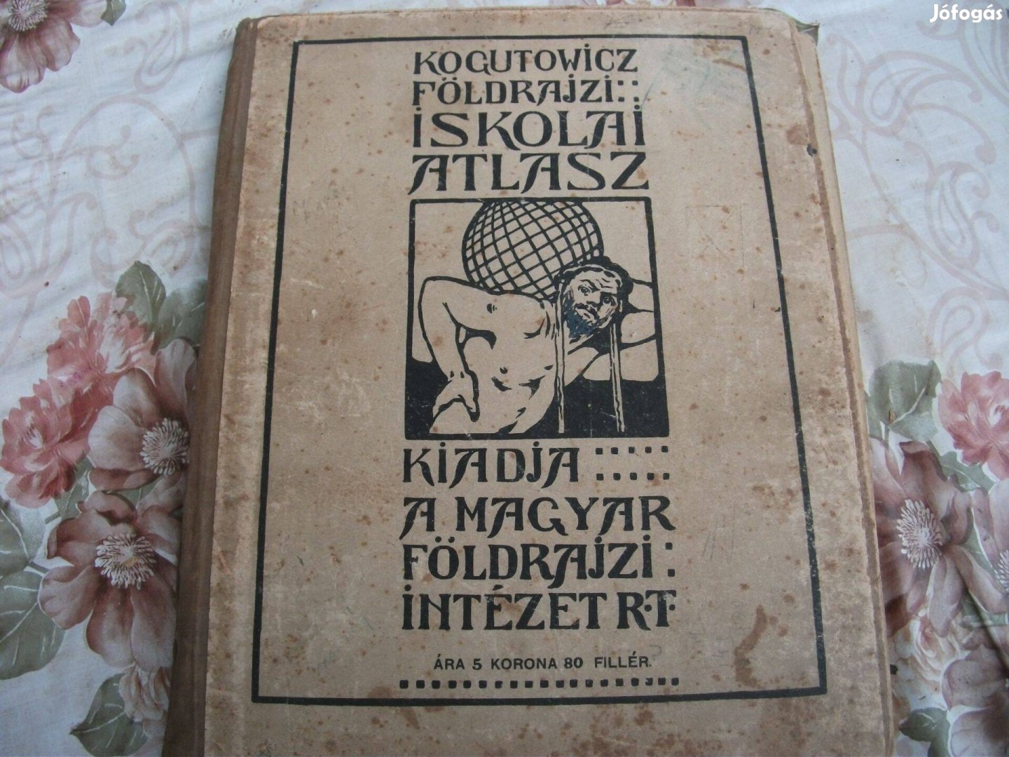 Könyv Kogutowicz földrajzi atlasz 1910. kiadású