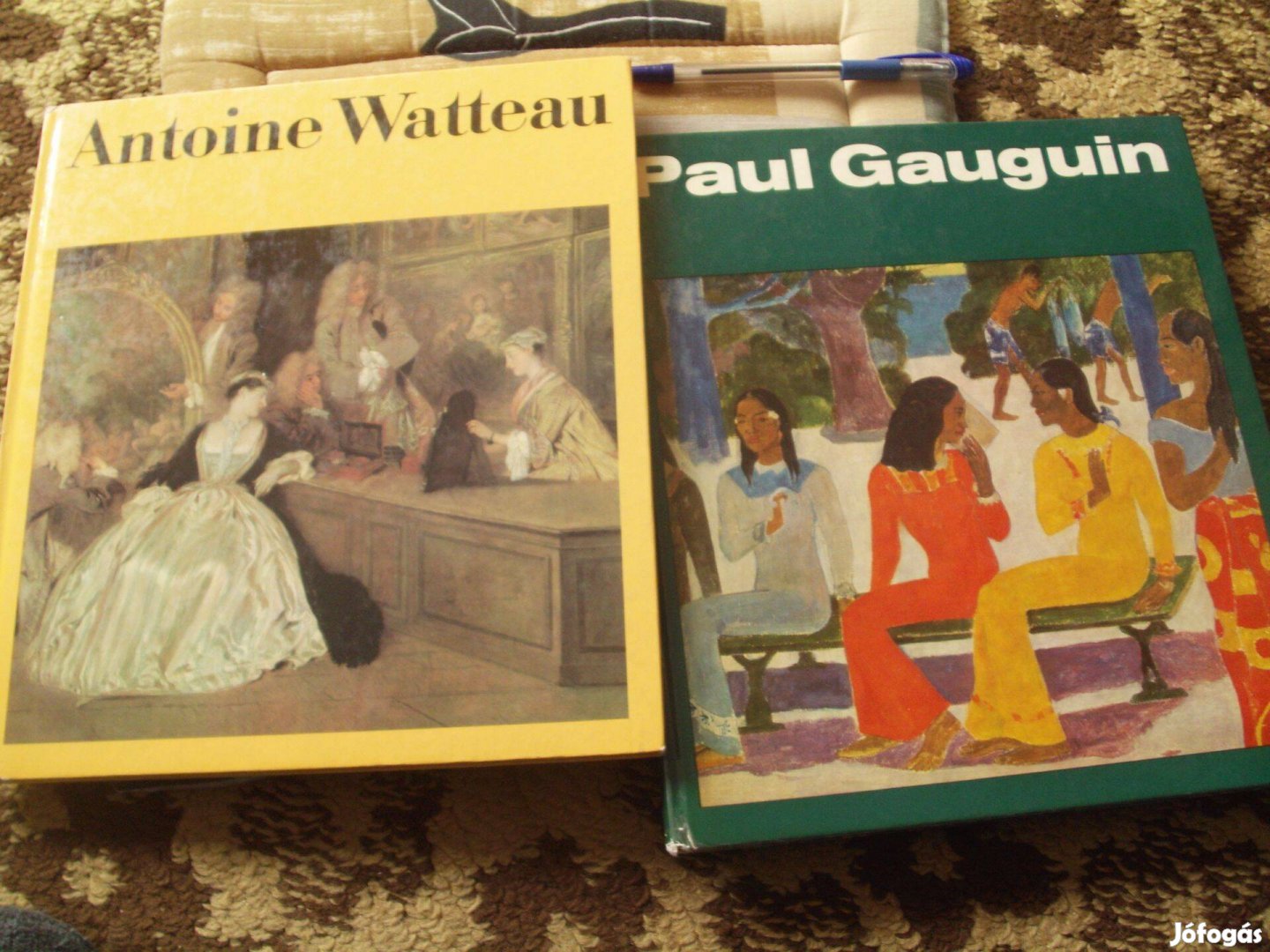 Könyv, 2db olcsón (Watteau és Gauguin művészete)