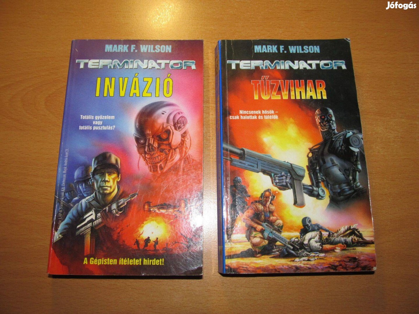 Könyv - Sci-fi Mark F Wilson Terminátor - Invázió Tűzvihar