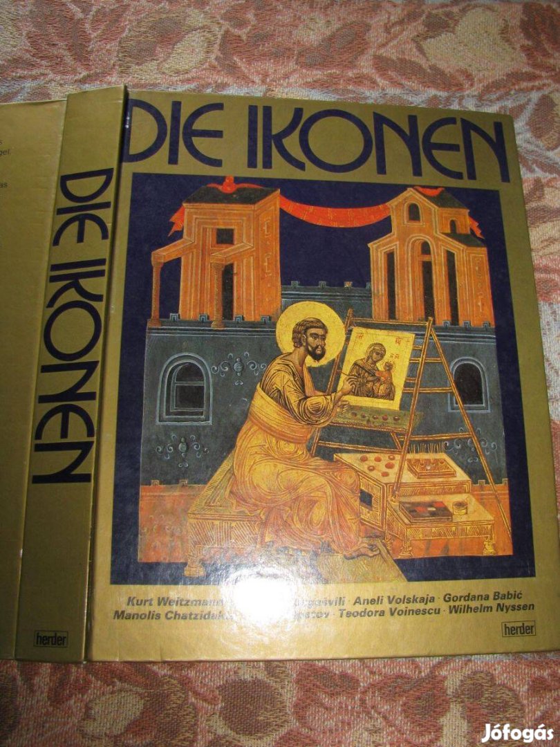 Könyv antik, 1989 szépművészeti Ikon 418 old német, hibátlan