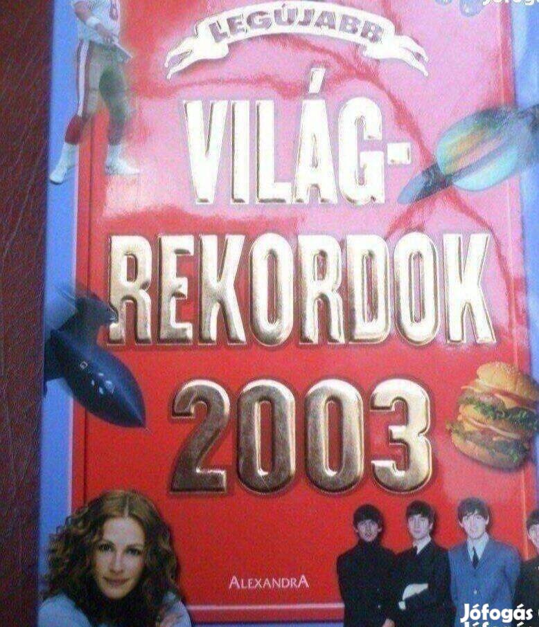 Könyv lexikon Világrekordok 2003 Új