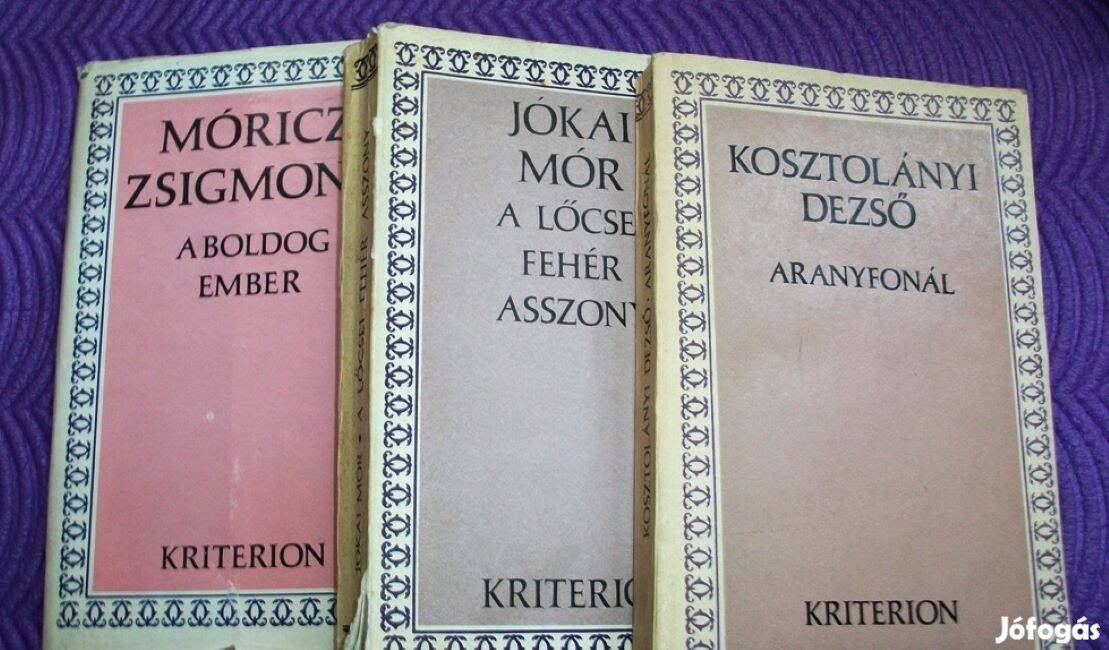 Könyvcsomag:Móricz,Jókai,Kosztolányi